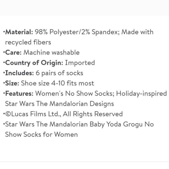 Nwt Christmas Star Wars Mandalorian Baby Socks Bundle, one size - Picture 7 of 12